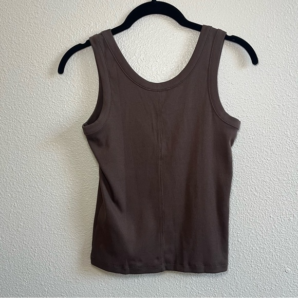 NWT Madewell (Re)generative Cotton Ribbed Scoopneck Tank XS - Picture 6 of 9